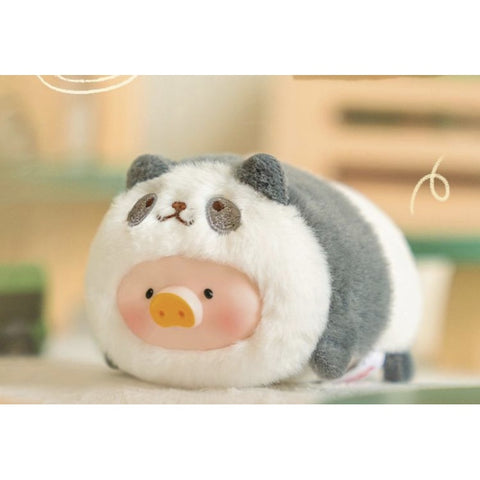 LuLu the Piggy Animal Party Series 2 Stick Together Plush Blind Box Series: Panda (Confirmed Style)