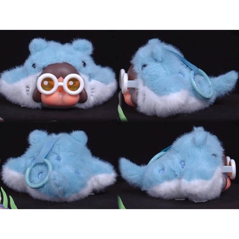 CRYBABY Cry Me an Ocean Vinyl Plush Pendant Blind Box Series: The Manta Ray (Confirmed Style)