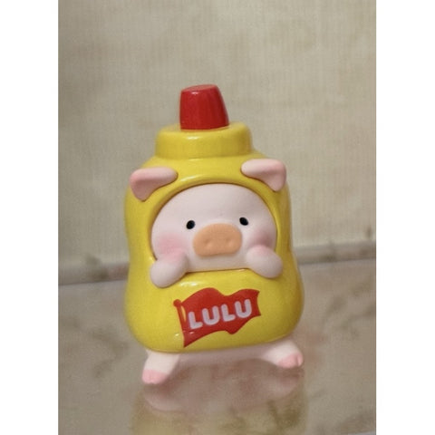 LuLu the Piggy Picnic Party Mini Bean Blind Bag Series: Yellow Mustard (Confirmed Style)