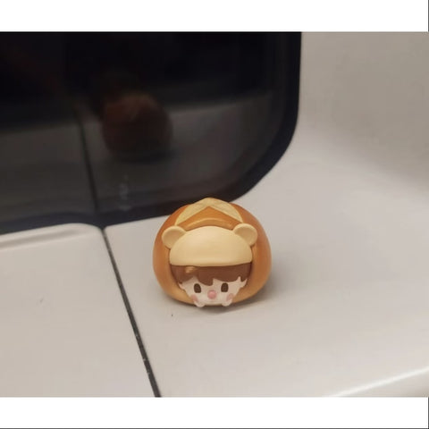 Sweet Bean Pop Bean Baked Bread Series Pretzel Bun