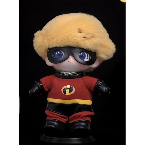DIMOO WORLD × PIXAR Vinyl Plush Pendant Blind Box Series: Dash Parr (Confirmed Style)