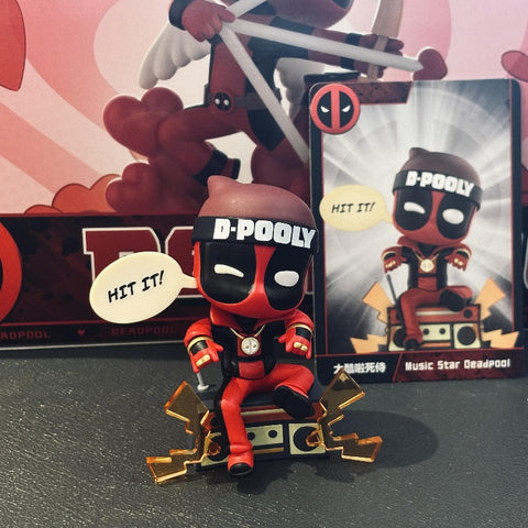 Pop Mart Marvel Deadpool Series Music Star Deadpool
