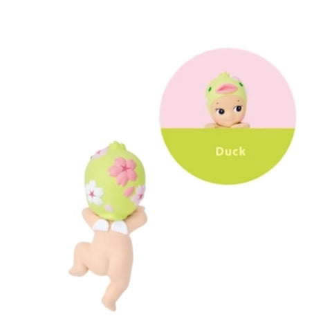 Sonny Angel HIPPERS Cherry Blossom Blind Box Series: Duck (Confirmed Style)