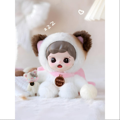 Baby Zoraa Fluffy Cabin Series Vinyl Plush Secret Pinky Meow(1/72)