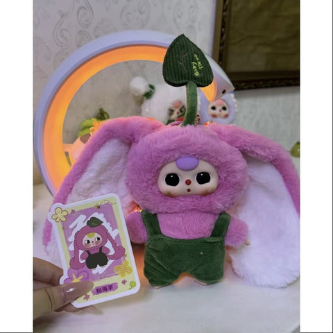 Baby Three Where is Spring Plush Pendant Series Pink calla lily