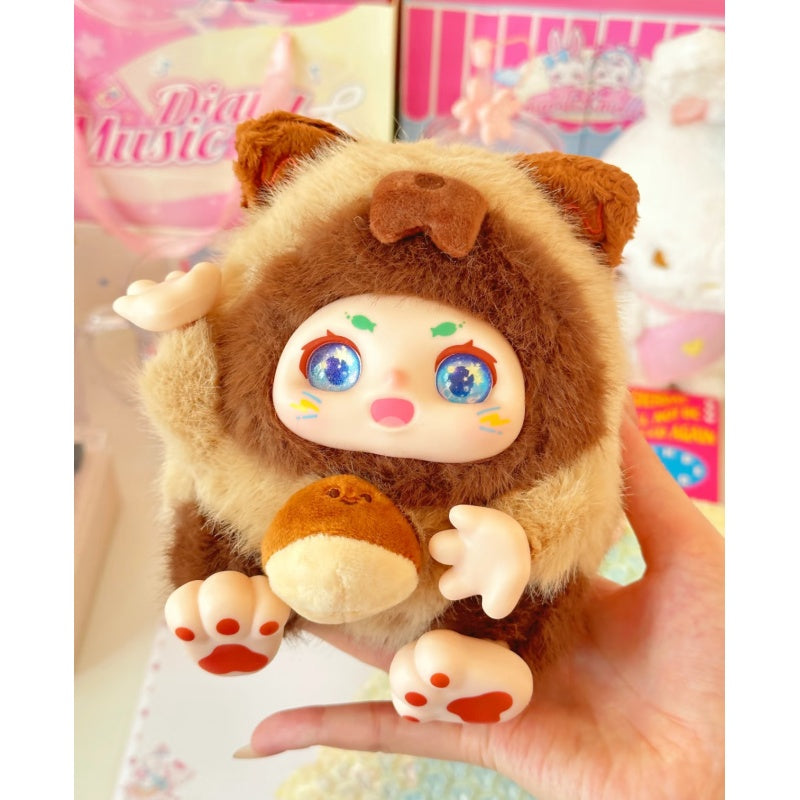 Kimmon O'chichi Return Of The Wild Plush Blind Box Series: Choco Chestnut (Confirmed Style)