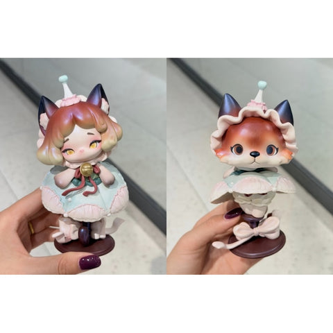 Dual Bear Attic Encounter Blind Box Series: Red Panda Umbrella (Confirmed Style)