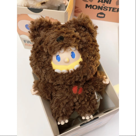 FARMER BOB Ani-Monster Series Vinyl Plush Pendant BEAR-MONSTER BOB