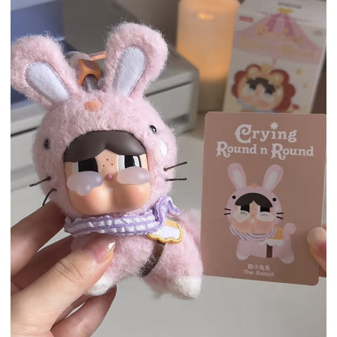 Crybaby Crying Round n Round Vinyl Plush Pendant Blind Box Series: The Rabbit (Confirmed Style)