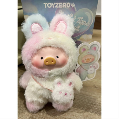 LuLu the Piggy Joyful Time PVC Plush Keychain Series Big Secret INFINITY HAPPINESS BUNNY (1/144)