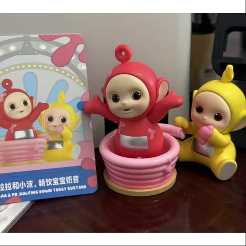 Teletubbies Companion Series Secret Laa-Laa & Po gulping down tubby custard (1/72)