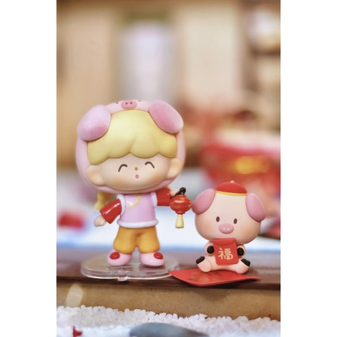 zZoton New Year In Apple Village Series PIG