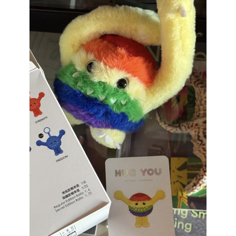 Instinctoy Hug You Plush Pendant Blind Box Series: Unity Rainbow (Secret, 1/72)