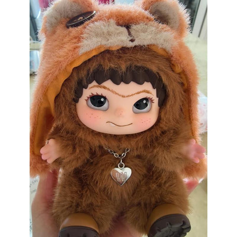 WAKUKU Fuzzy Trendy Fun Party Plush Dolls Series: Play Bear (Confirmed Style) | TOYSEZ Data