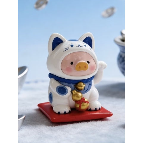 LuLu the Piggy Lucky Cat Blind Box Series: Benefactor Meow (Confirmed Style)