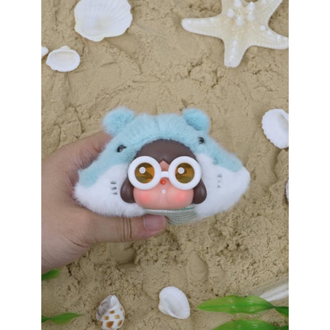 CRYBABY Cry Me an Ocean Vinyl Plush Pendant Blind Box Series: The Manta Ray (Confirmed Style)