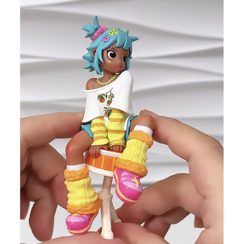 Peach Riot Sugar Mode Blind Box Series: Frankie - Orange Mode (Confirmed Style)
