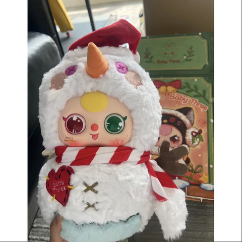 Baby Three 400% Merry Christmas Plush Doll Series Snow man