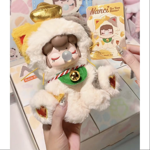 Nanci Tea Time Kitties Vinyl Plush Series Secret Wealth God (1/72)