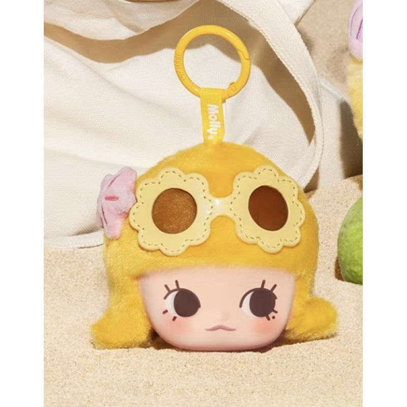 MOLLY Island Vacation Earphone Case Pendant Blind Box Series: Sunflower Drifting (Confirmed Style)