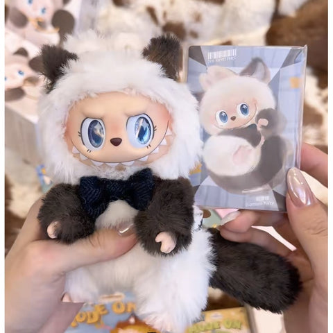 Labubu The Monsters Cat Mode On Vinyl Plush Pendant Blind Box Series: Siamese Kitty (Confirmed Style)