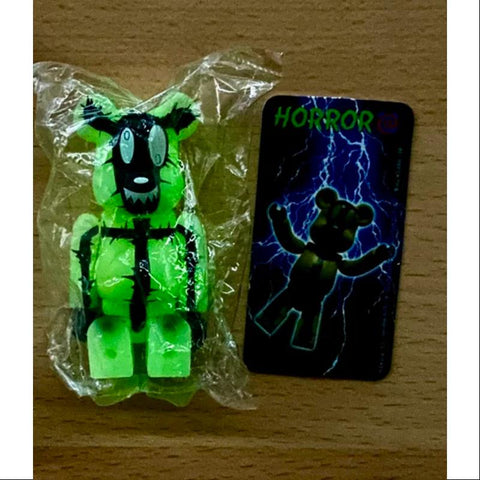 Bearbrick Series 4 Be@rbrick HORROR Electric Shock grow in dark 100%
