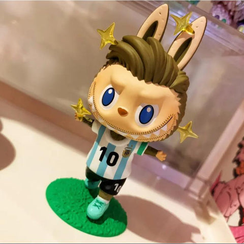 Labubu The Monsters Argentina Soccer Football Team Series Secret Lionel Messi Bang Goal