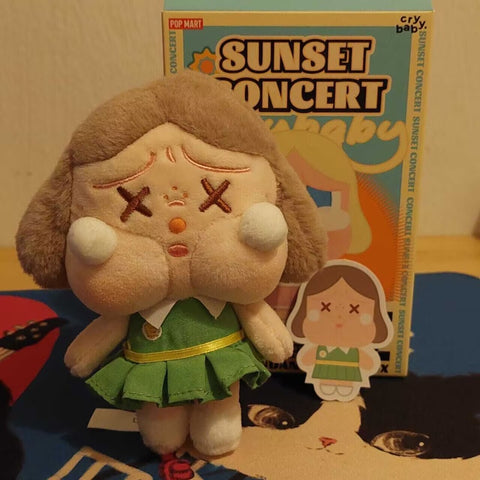 Crybaby Sunset Concert Plush Pendant Series Dim Green