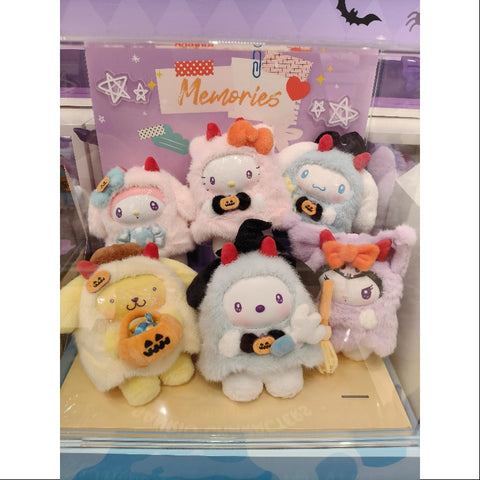 Sanrio Characters Halloween Vinyl Plush Series Whole Set Opened