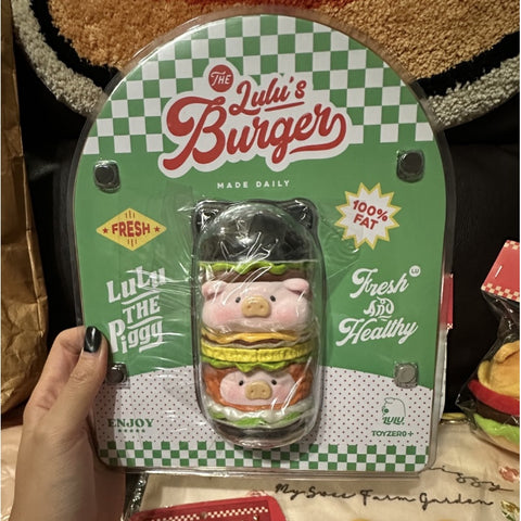 LuLu the Piggy Hamburger Black & Gold 2022 Limited Edition