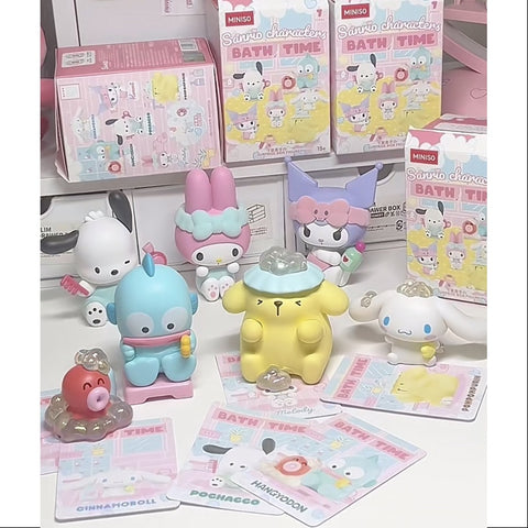 Sanrio Characters Bath Time Series Whole Set Opened