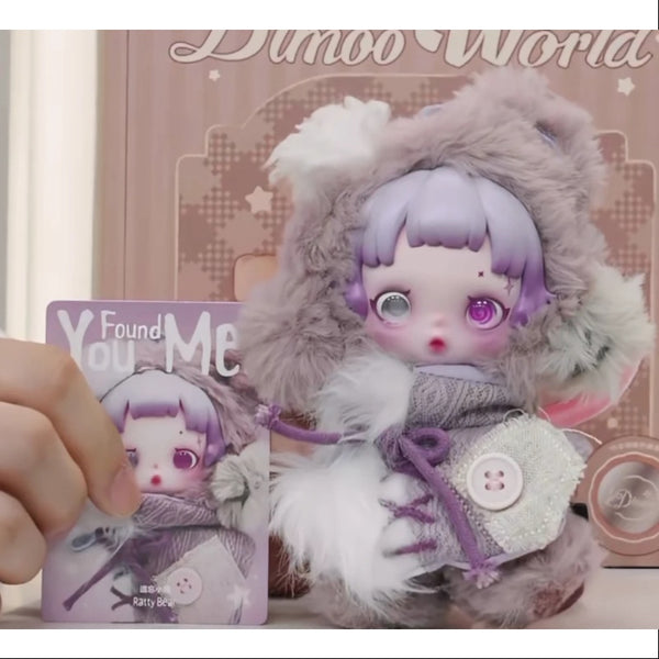 ストラップ SKULLPANDA You Found Me! Ratty Bear Pop Mart SKULLPANDA You Found Me! Series Ratty Bear Phone