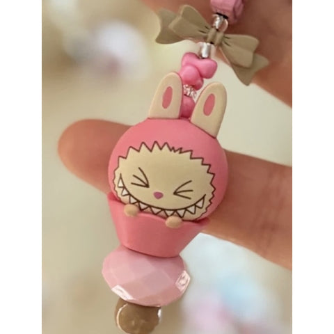 Labubu Pop Bean Sweet Cup Series: Zimomo Pink (Confirmed Style) | TOYSEZ Data