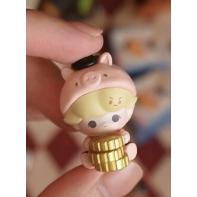DIMOO WORLD × PIXAR Pop Bean Blind Box Series: Dimoo As Hamm (Confirmed Style)