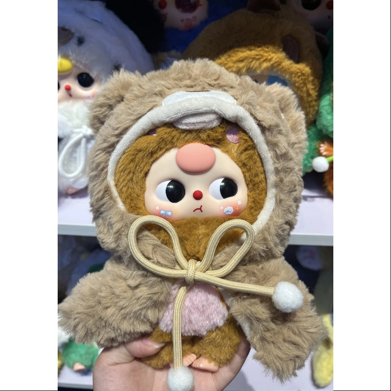 Baby Three I'm Not a Warrior Plush Pendant Series Bear Warrior