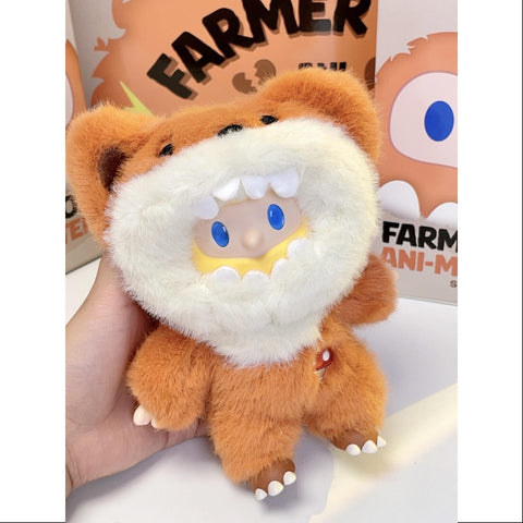 FARMER BOB Ani-Monster Series Vinyl Plush Pendant FOX-MONSTER BOB