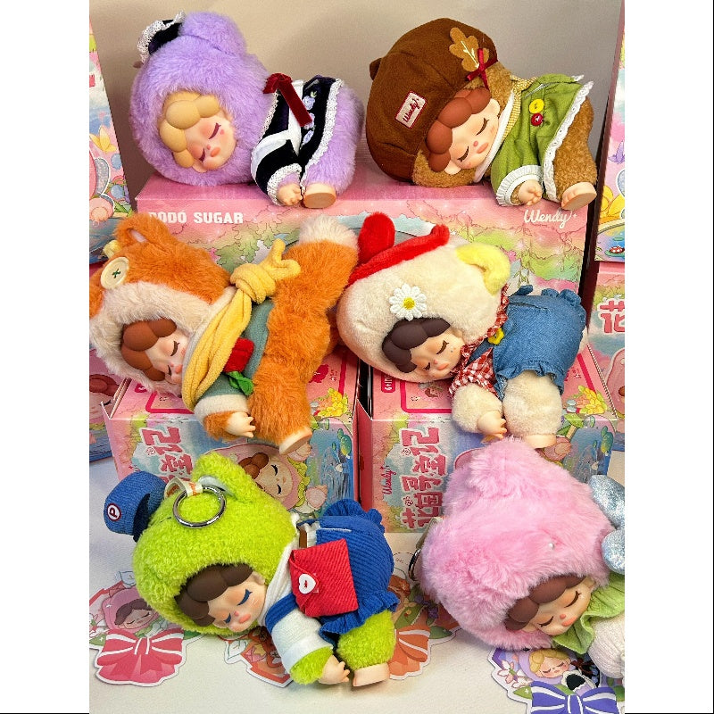 Wendy Garden Treasure Hunt Series Vinyl Plush Whole Set Opened