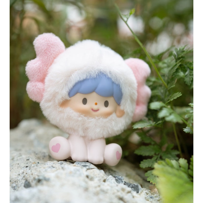 zZoton Little Countryside Joys Mini Blind Box Series: Sakura Wish Axolotl (Confirmed Style)