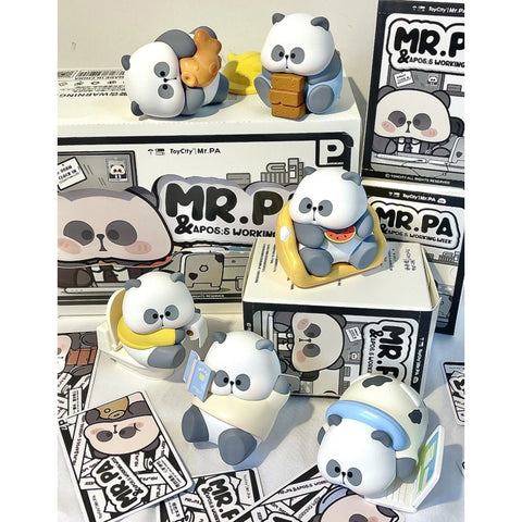 Mr.PA Working Week Blind Box Series Complete Set
