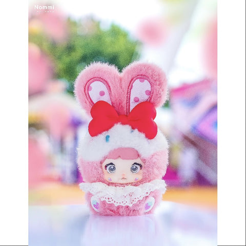 Nommi Baby Sweetheart Bunny Vinyl Plush Pendant Series Whole Set Opened