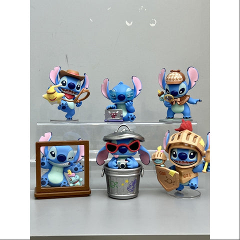 Disney Stitch City Adventure Series Whole Set Opened