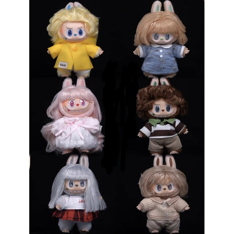 Labubu The Monsters Hair Salon Vinyl Plush Pendant Blind Box Series: Whole Set (Opened Box)