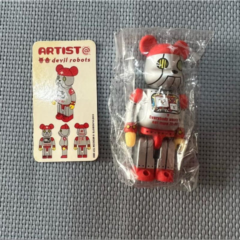 BE@RBRICK - BE@RBRICK＊SERIES3＊devil robots＊ベアブリック＊２体 Bearbrick Series 3 Be@rbrick ARTIST Devil Robots TO-FU 100