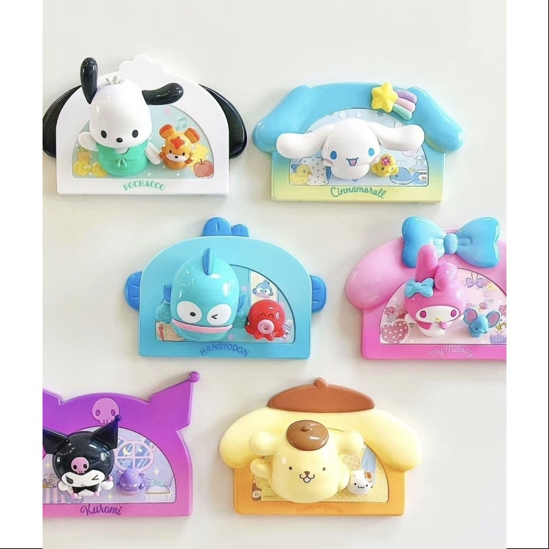 Sanrio Characters My Home Magnet Series Whole Set Opened