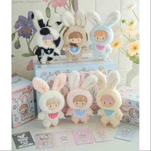 zZoton Delicious Bunny Series Vinyl Plush Doll Whole Set Opened