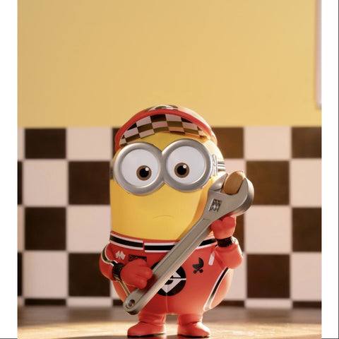 Pop Mart X Minions Illumination's Despicable Me 4 Series Pit Crew Ron