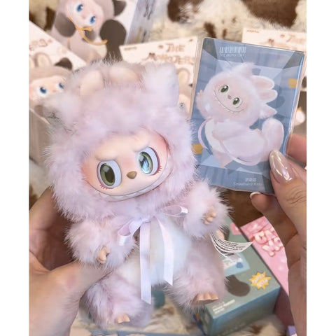 Labubu The Monsters Cat Mode On Vinyl Plush Pendant Blind Box Series: Whole Set (Opened Box)