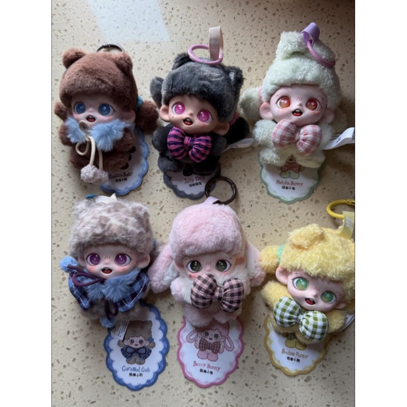 Baby Zoraa Fluffy Tea Party Plush Pendant Blind Box Series: Whole Set (Opened Box)