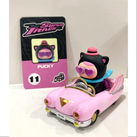 PUCKY Pop Mart PopCar Super Track Series PUCKY PINK DREAM