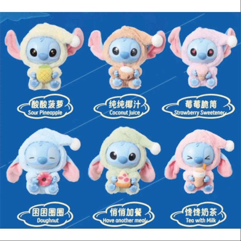 Disney Stitch Eat Something Before Sleep Series Vinyl Plush